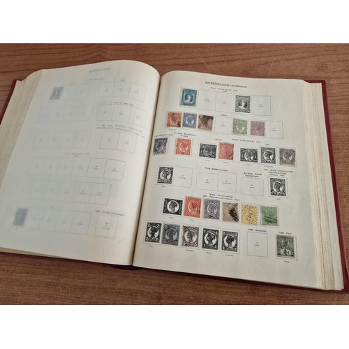 61 - Early Stanley Gibbons 'The New Ideal Album', Postage Stamps of the World from 1840 to Mid-1936, Vol ... 