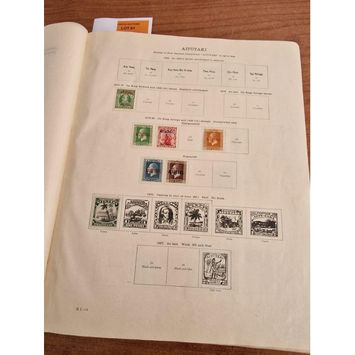 61 - Early Stanley Gibbons 'The New Ideal Album', Postage Stamps of the World from 1840 to Mid-1936, Vol ... 