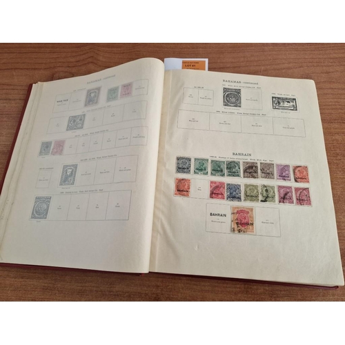 61 - Early Stanley Gibbons 'The New Ideal Album', Postage Stamps of the World from 1840 to Mid-1936, Vol ... 