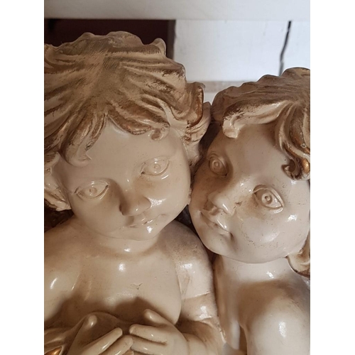 433 - Angels of Innocence, Resin Sculpture, (Approx. H: 24cm)