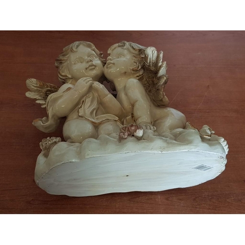 433 - Angels of Innocence, Resin Sculpture, (Approx. H: 24cm)