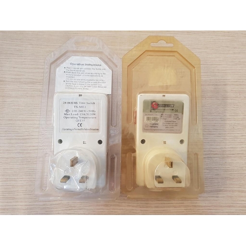 435 - 24 Hour Timer Switches, (Boxed, Untested)