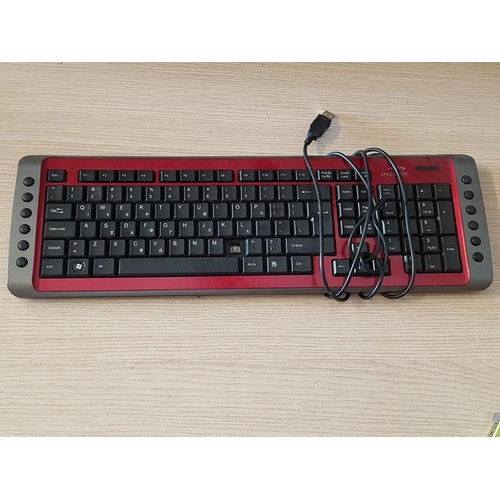 531 - Assorted Electronic Box; Philips DVD Player, Speedlink Keyboard, Casio Digital Camera with Case, (Al... 