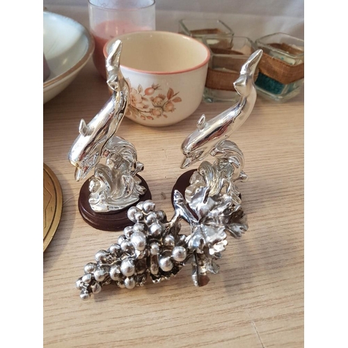536 - Collection of Home Decor Items; Modern Vase, Decorative Bowl, Candles and Holders, Ornaments, etc