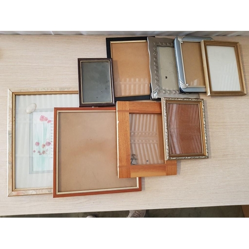 583 - Collection of Assorted Picture / Photo Frames, (9)