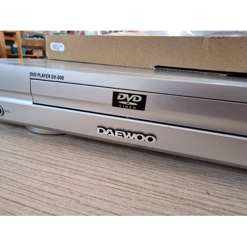 726 - Daewoo DVD Player (DV-500), (Untested, No Remote), Together with Acer Keyboard (Looks Unused), (2)