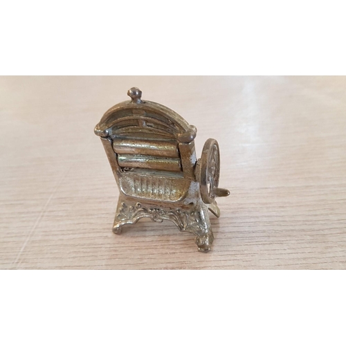 755 - Collection of Assorted Items; Old Mechanical Clock Movement, Decorative Metal Horseshoe and 5 x Smal... 