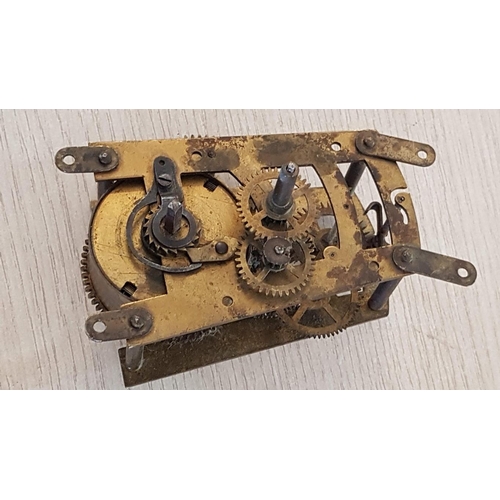 755 - Collection of Assorted Items; Old Mechanical Clock Movement, Decorative Metal Horseshoe and 5 x Smal... 