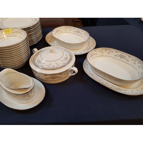 156 - Noritake 12-Place Dinner Service in 'Covent Garden' Pattern, (see multiple catalogue photos)