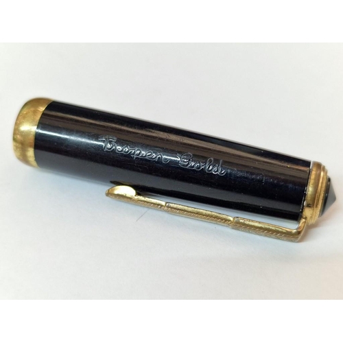 2 - Vintage 'Tropen Gold' Fountain Pen with 14ct (.585) Nib and Screw Cap, Made in Germany