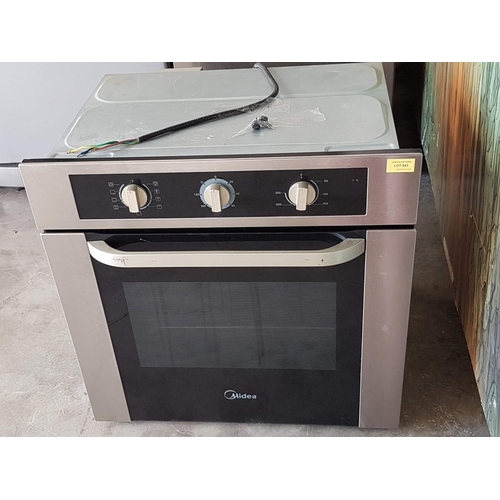 543 - Midea Oven, Black & Stainless Steel, * Tested and Working *
