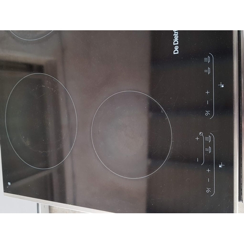 544 - De Dietrich Ceramic Hob, Glass with Stainless Steel Frame, * Tested and Working *