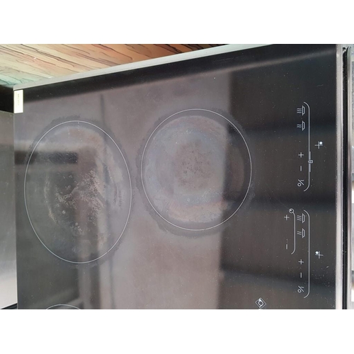 544 - De Dietrich Ceramic Hob, Glass with Stainless Steel Frame, * Tested and Working *