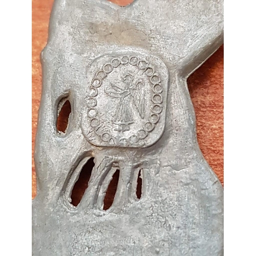 553 - 2 x WWII Pewter Spoons, Dutch 'Good Luck' Souvenir, and One Other