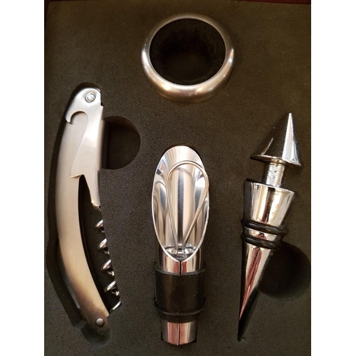 579 - Kolios Winery 4-Piece Wine Opener Set / Gift Box