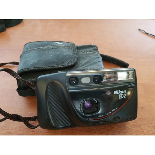 557 - Large Collection of Assorted Cameras and Related; Canon TLb, Chinon 723 8mm Cine Cam, Minolta Pocket... 