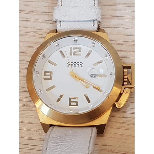 568 - Oozoo Steel Oversize Ladies Watch