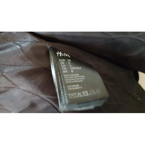 571 - Limited Edition Kenzo x H&M Trench Coat For Women with Large Golden Colour Buttons, Size: EU 38