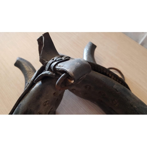 572 - Vintage / Rustic Leather Horse Collar