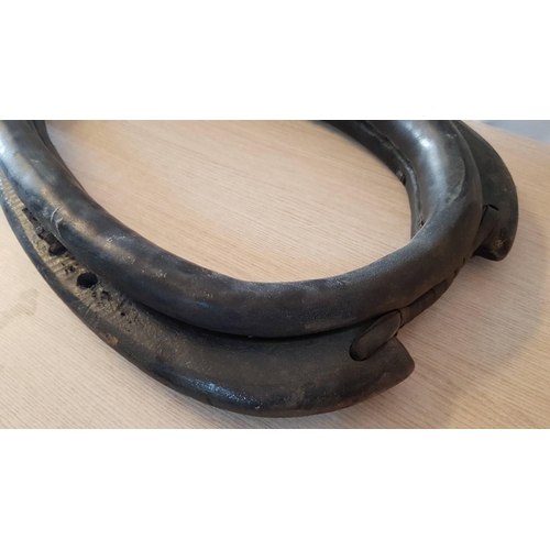 572 - Vintage / Rustic Leather Horse Collar
