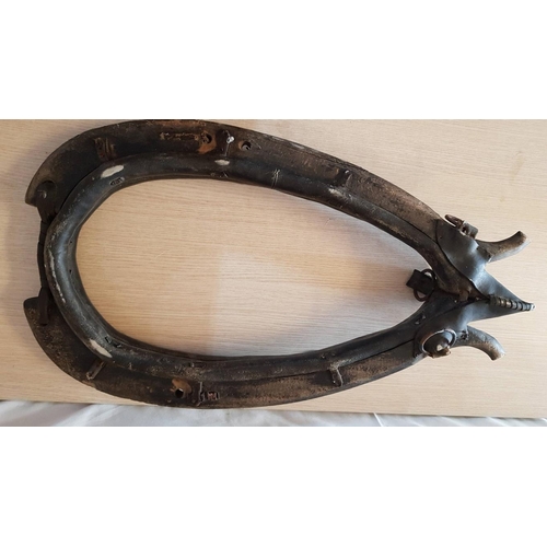 572 - Vintage / Rustic Leather Horse Collar