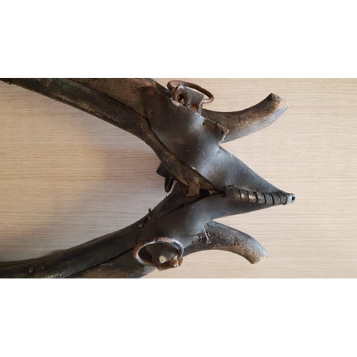 572 - Vintage / Rustic Leather Horse Collar