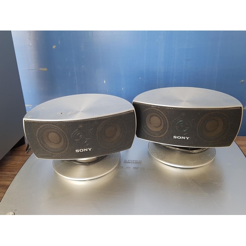 562 - 2 x Sony DVD Home Theatre System DAV-X1V (Player, Woofer, Speakers with R/C, Cables)