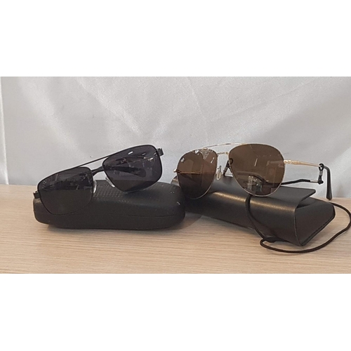 790 - Men's OJO Aviator Sunglasses and 'Greywolf', with Cases