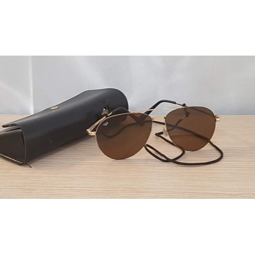 790 - Men's OJO Aviator Sunglasses and 'Greywolf', with Cases