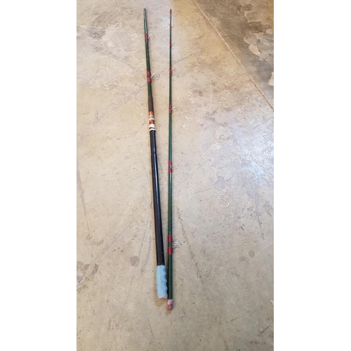 25 - 2 x Fishing Rods; Daiwa Moonraker 4200E-13 (3.9m) 2-Piece Beach Rod with Reel, and One Other, (2)