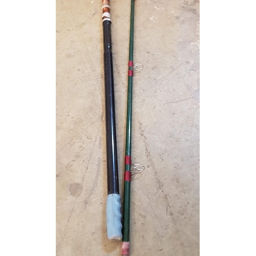 25 - 2 x Fishing Rods; Daiwa Moonraker 4200E-13 (3.9m) 2-Piece Beach Rod with Reel, and One Other, (2)