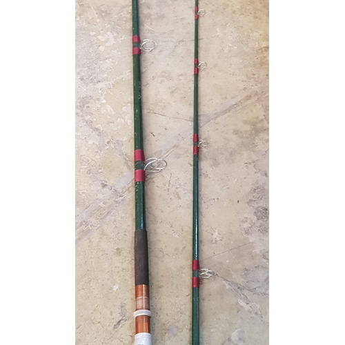 25 - 2 x Fishing Rods; Daiwa Moonraker 4200E-13 (3.9m) 2-Piece Beach Rod with Reel, and One Other, (2)