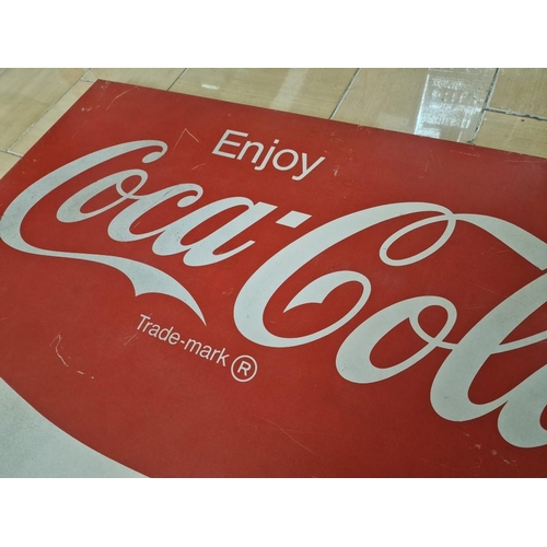 25 - Vintage Metal Coca Cola Advert / Sign, (Ref: A-M 5-81), (Approx. 92 x 61cm)