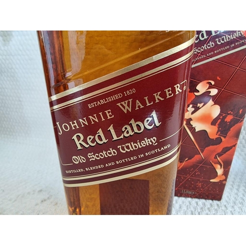 18 - 2 x Johnnie Walker Old Scotch Whiskies; Black Label, Aged 12 Years, Extra Special (1Ltr) in Original... 