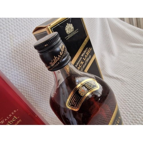 19 - 2 x Johnnie Walker Old Scotch Whiskies; Black Label, Aged 12 Years, Extra Special (1Ltr) in Original... 