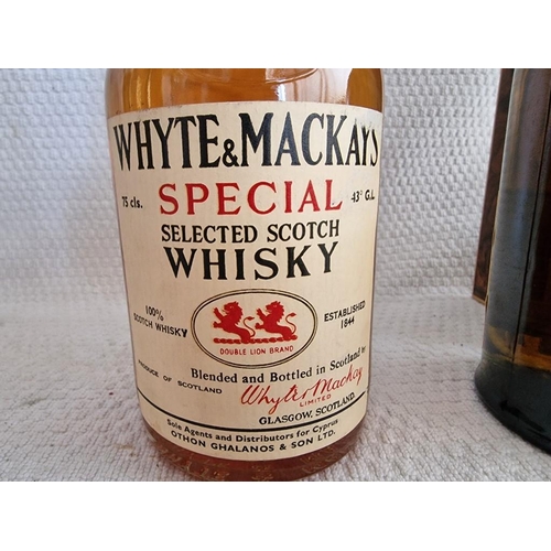 21 - 3 x Bottles of Whisky; Whyte & Mackays 'Special Selected Scotch Whisky', (75cl), Boxed J&B 15 Years ... 