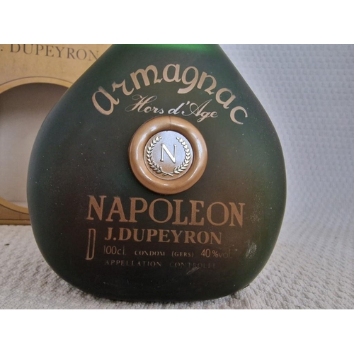 62 - Vieil Armagnac, Napoleon, J. Dupeyron, (100cl), in Original Box