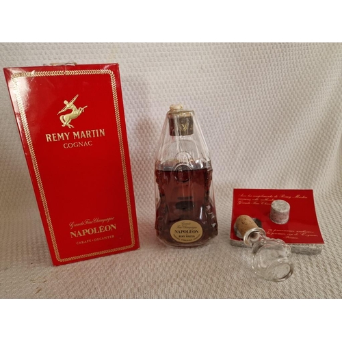 65 - Remy Martin Napoleon Grande Fine Champagne Cognac Carafe Decanter, in Original Box