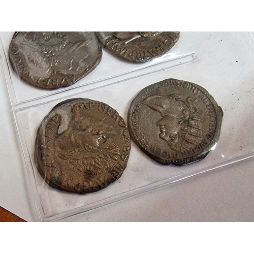 23 - Interesting Collection of Replica / Souvenir Roman Coins (Imperatore); 4 x Bronze Colour and 5 x Gol... 