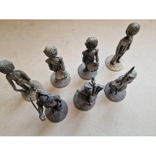 73 - Collection of 7 x Vintage Meccano Ltd Pewter Military Figures, Made in England, (Approx. H: 11cm Ave... 