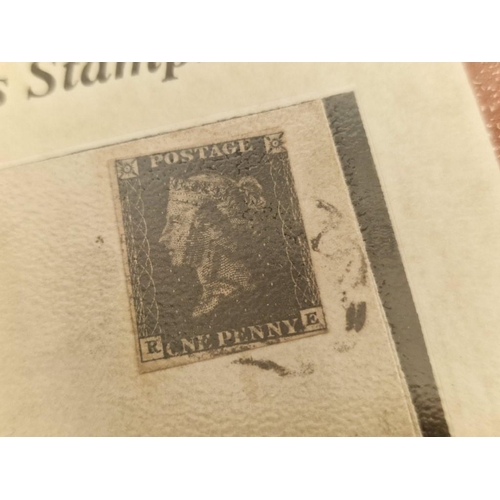 90 - 'The Worlds Most Famous Stamps' The Penny Black Cover, a Certified 19th Century Victorian Penny Stam... 