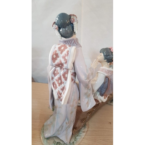 95 - Lladro Porcelain Figurine, Titled 'Spring Time in Japan' by Sculptor Salvador Debon, (1983), (#1445)... 