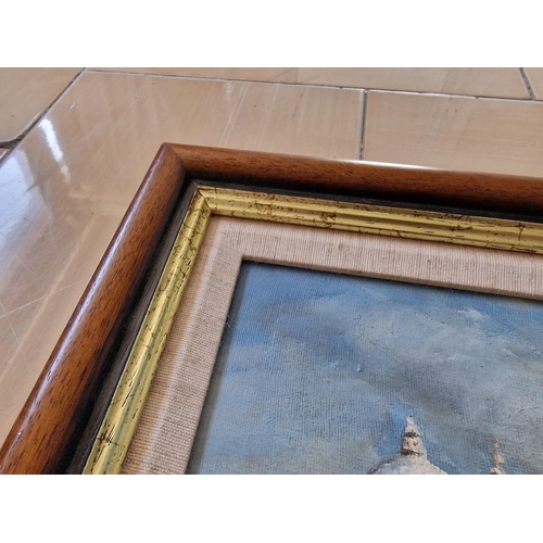 448 - Framed Oil on Board Painting, Possibly Venice, Signed 'Rima', (Approx. 47 x 39cm)