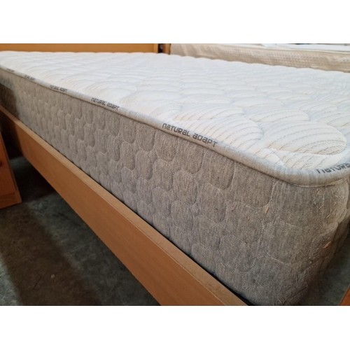 186 - Double 'Natural Adapt' Mattress, (Approx. 135 x 188cm)