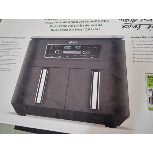 191 - Ninja 'Foodi' Dual Zone 7.6Ltr Air Fryer, Looks Unused in Box