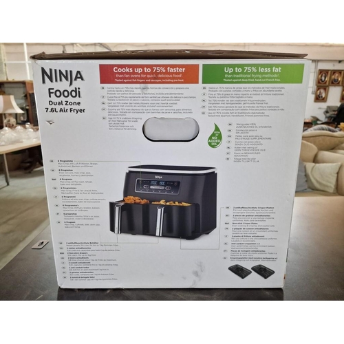 191 - Ninja 'Foodi' Dual Zone 7.6Ltr Air Fryer, Looks Unused in Box