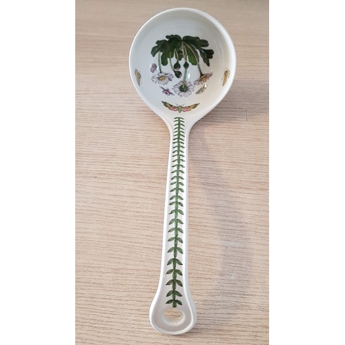 14 - Portmeirion 'Botanic Garden' Large Porcelain Ladle with Butterflies & Flowers, (Approx. L: 27cm, Bow... 