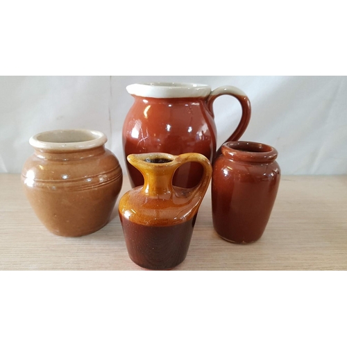 29 - Various Vintage Salt Glazed Jars & Jugs, (11)