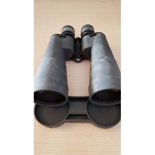 37 - Boxed 'Sunagor' London Made Zoom Binoculars with Shoulder Strap Bag, Upto 120 Magnification, Unused