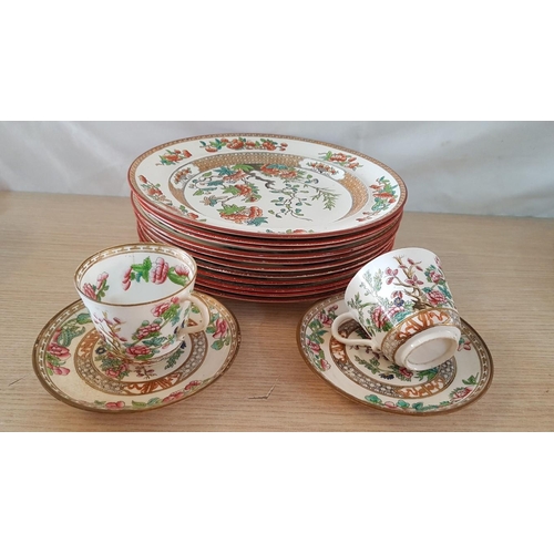 57 - Collection of Antique Copeland 'Indian Tree' Porcelain; 11 x Dinner Plates, 5 x Tea Plates, 2 x Dess... 